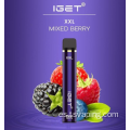 Iget xxl mejores sabores desechables vape vape vainas originales